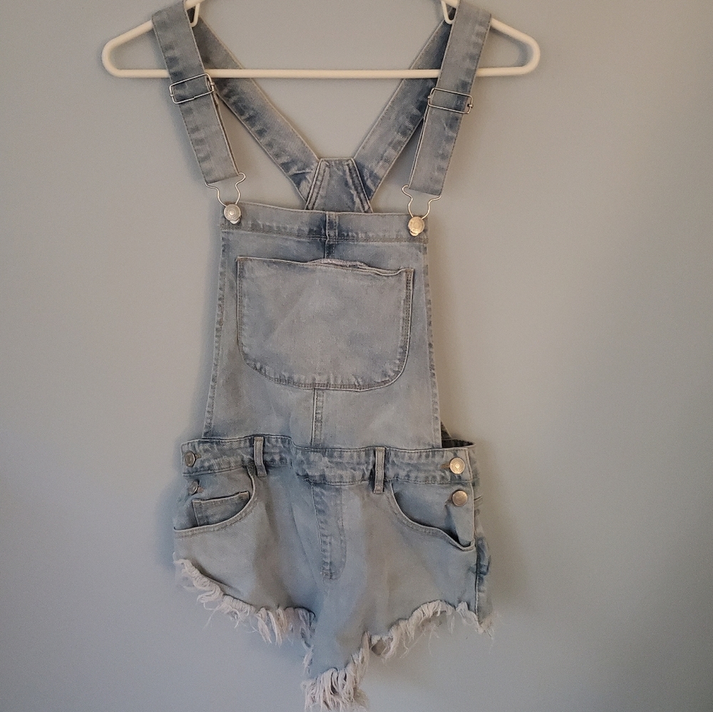 Forever 21 denim romper